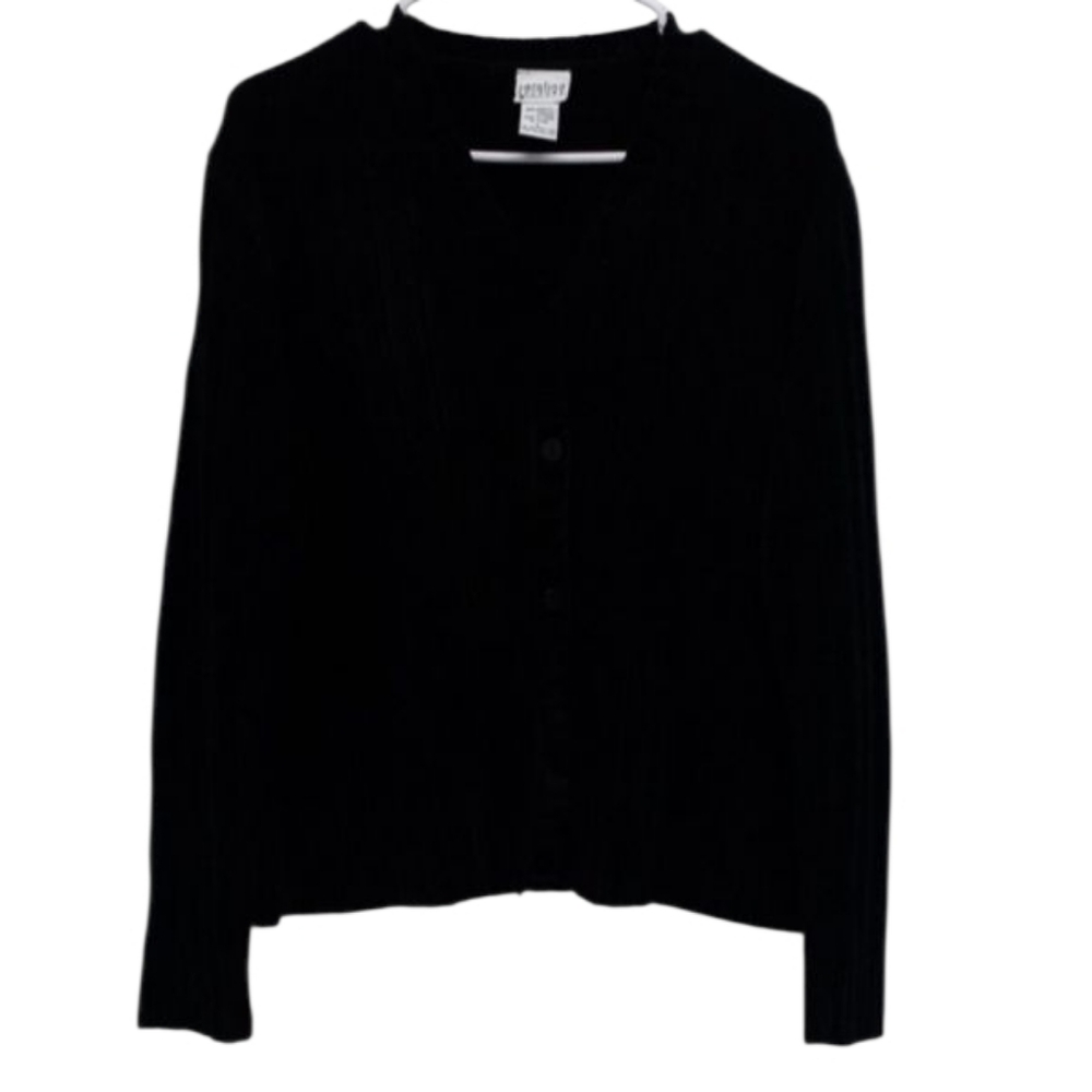Carolina Colours Black Women's Cardigan Sweater